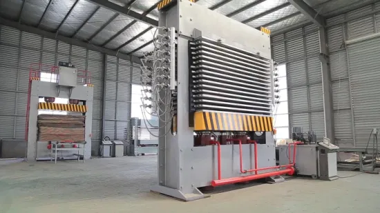 800t 6*8 Multilayers hydraulische Sperrholzfurnier-Heißpressmaschine für Sperrholzproduktionslinie Holz-Heißpressmaschinen