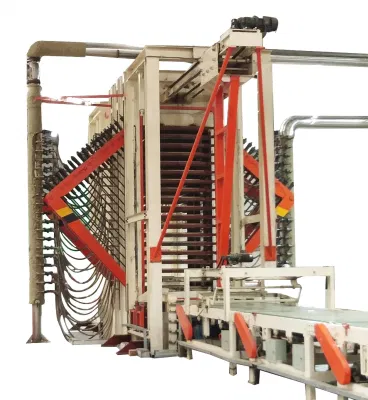 4X8FT 6X9FT Vollautomatische Spanplatten-Heißpressmaschine für Spanplattenherstellungsmaschine für Indien